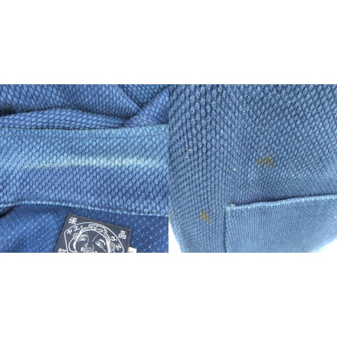 エヴィス EVISU 刺し子 ジャケット テーラード シングル サシコ 40 L 