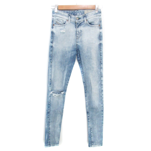 DIESEL SLANDY スキニーストレッチデニムパンツ24(S)