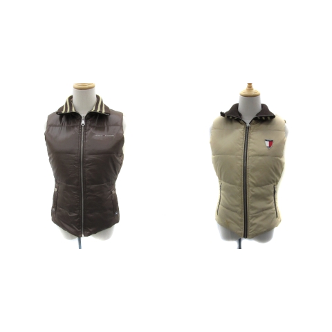 トミーヒルフィガー TOMMY HILFIGER ジャケット ダウンベスト ミドル丈 