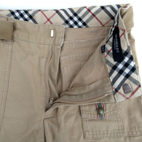Burberrys バーバリー ノバチェック　ビンテージ　ショートパンツ　麻混 BURBERRY】バーバリー ヴィンテージチェック ハーフパンツ
