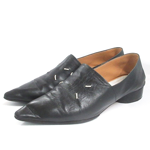 Martin Margiela マルタンマルジェラ レザー フラットシューズ Martin Margiela マルタンマルジェラ レザー フラットシューズ