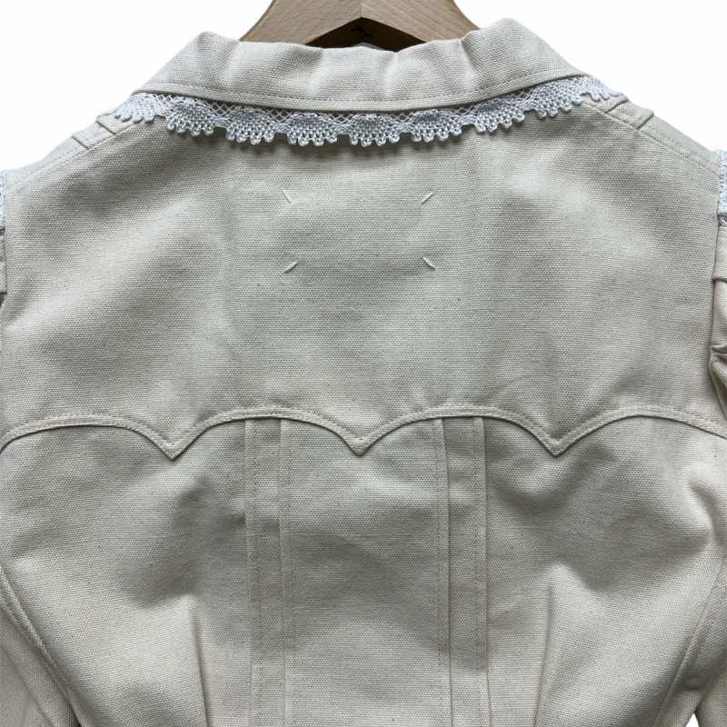 未使用品 メゾンマルジェラ Maison Margiela 22SS レース 白タグ
