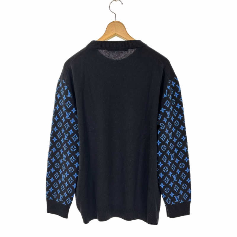 ルイヴィトン LOUIS VUITTON 23SS Monogram Sleeve CrewNeck Knit 