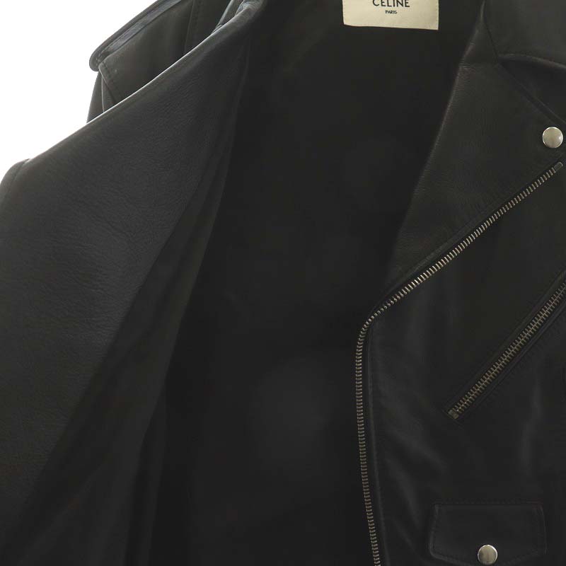 サンローランパリ　ピーコート　レザー　エディスリマン　セリーヌ　クラシック サンローランパリ ピーコート レザー エディスリマン セリーヌ