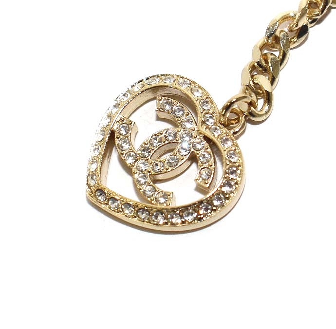 シャネル CHANEL C23B チェーンベルト ハート ココマーク ロゴ ライン 