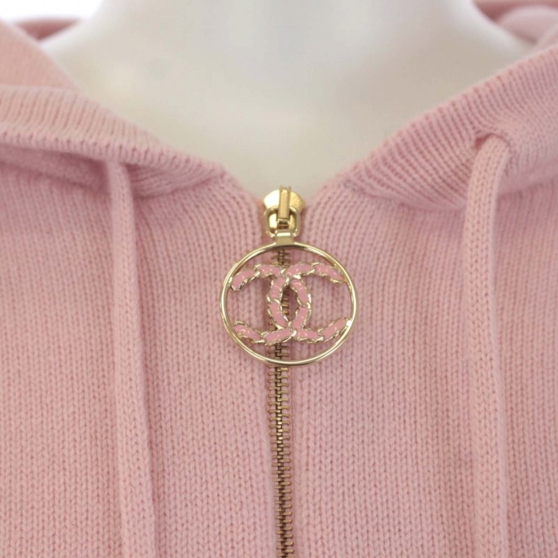 美品！CHANEL ⭐︎ LA PAUSAカシミヤニット パーカー 未使用品 シャネル CHANEL 2024クルーズ ラインCCチャーム