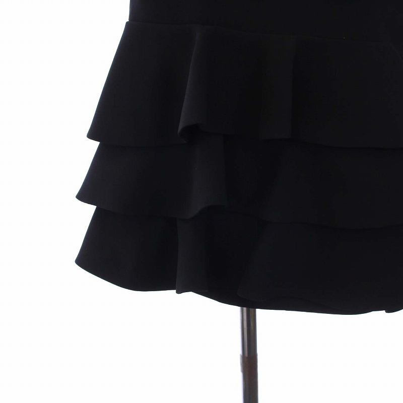 ルイ・ヴィトン フリルデザイン ワンピース ブラック