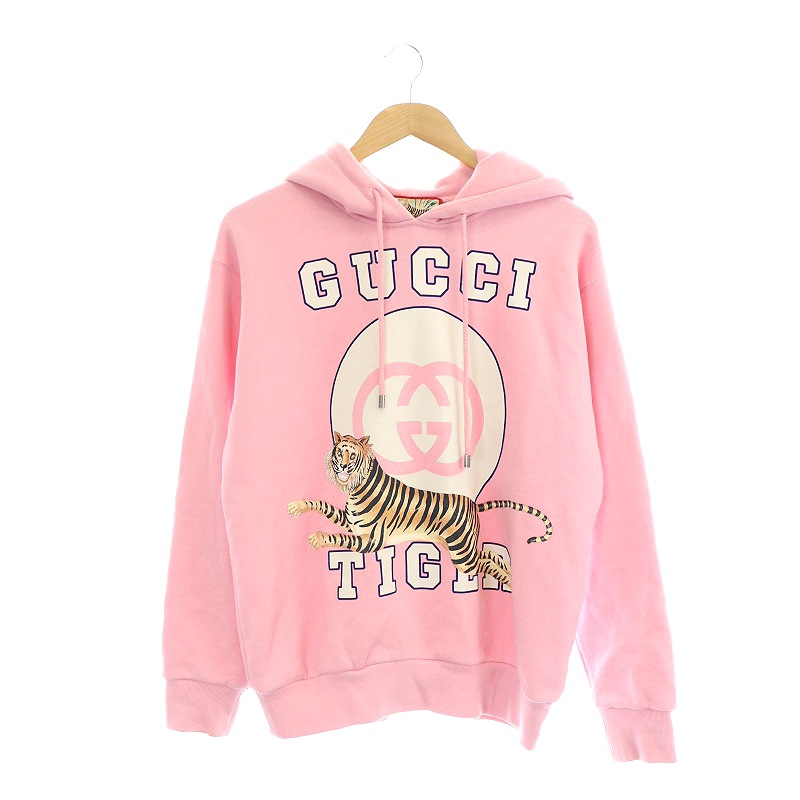グッチ GUCCI ロゴタイガープリントパーカー 長袖 プルオーバー XXS 