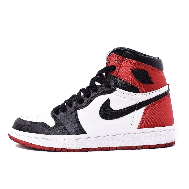 ナイキ NIKE WMNS AIR JORDAN 1 SATIN BLACK TOE ウィメンズ エア  
