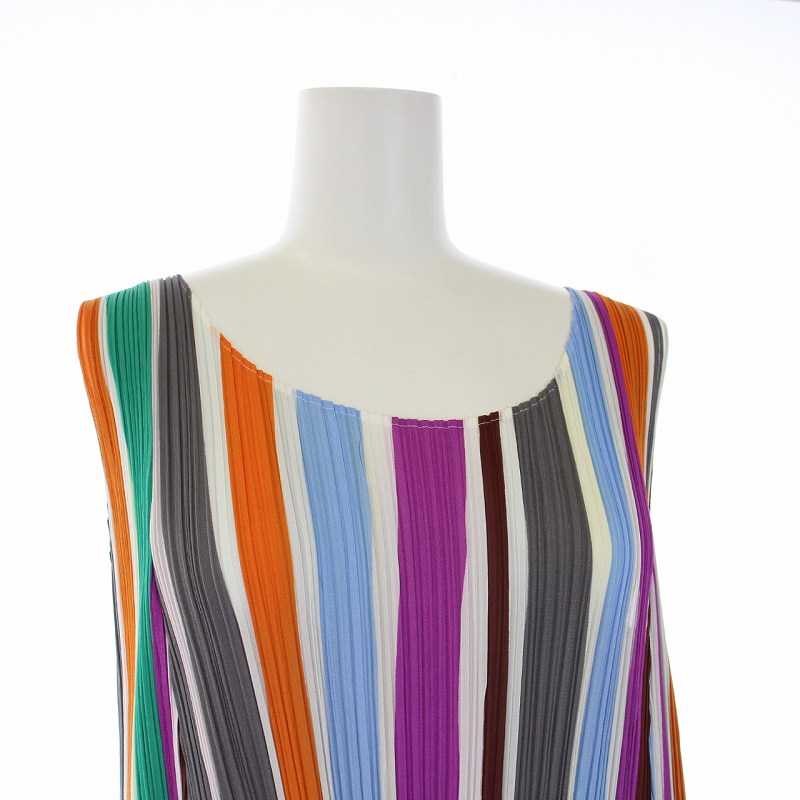プリーツプリーズ PLEATS PLEASE イッセイミヤケ ノースリーブ 