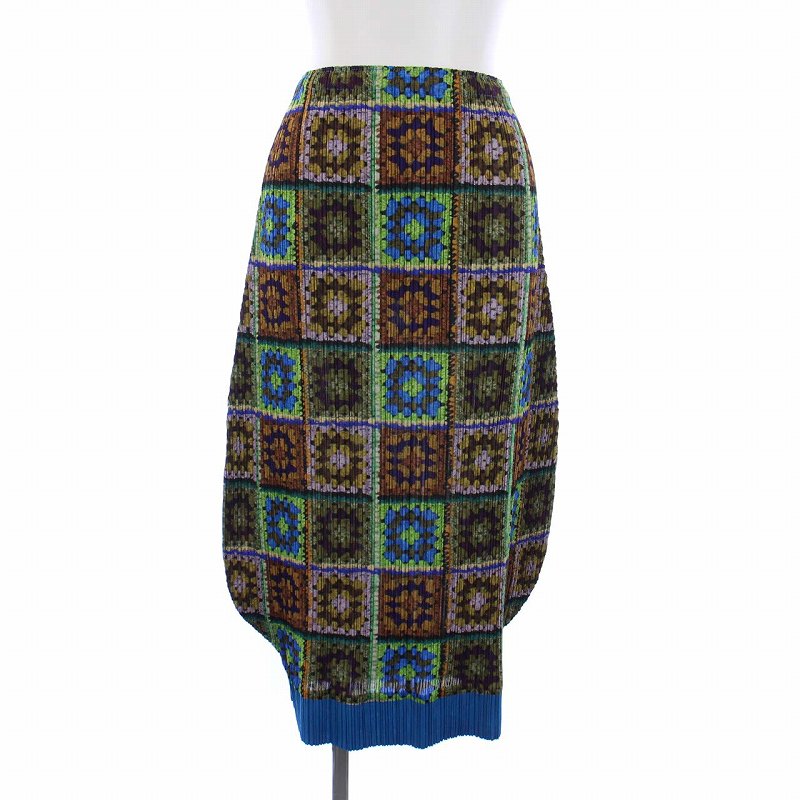 ISSEI MIYAKE プリーツプリーズロングスカート