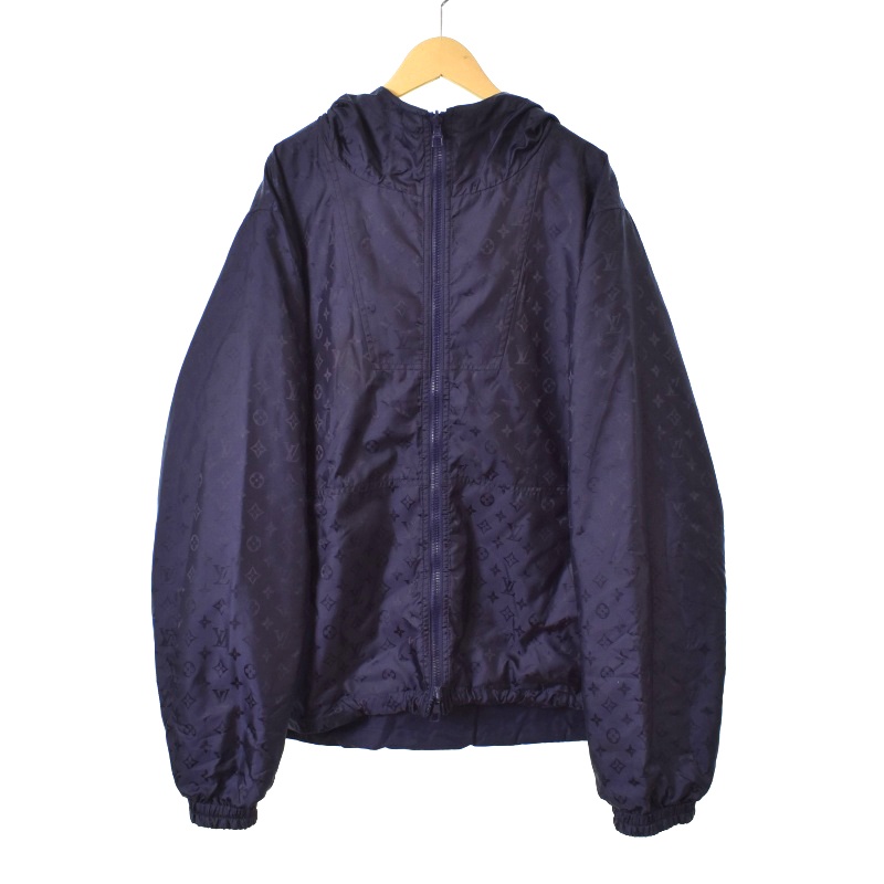 ヴィトン ナイロンジャケットメンズ モノグラム リバーシブル