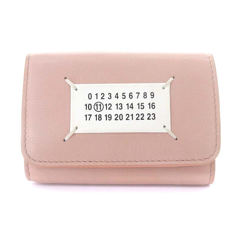 ♡本物♡【新品未使用】メゾンマルジェラ コンパクトウォレット ピンクベージュ Maison Margiela（旧Maison Martin Margiela） - 新品 メゾン