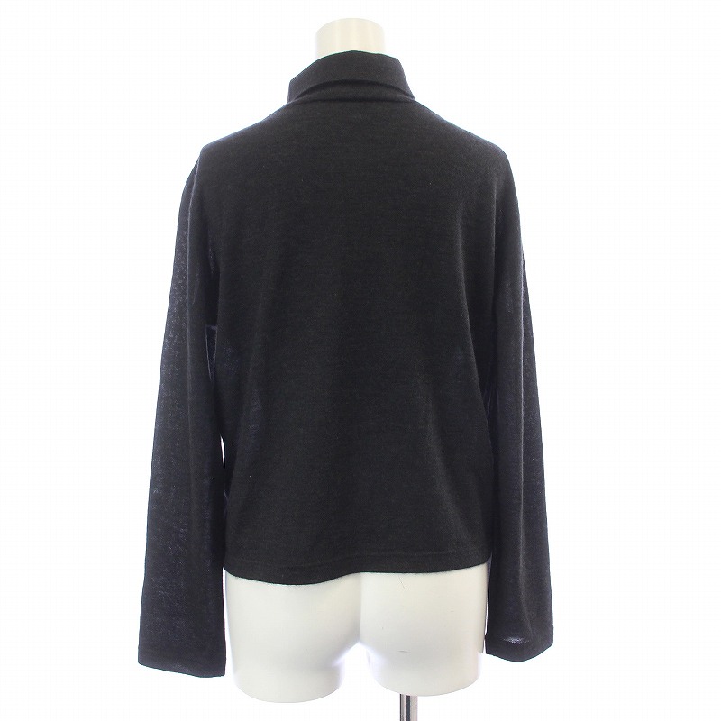 エルメス マルジェラ期 カシミヤ100% タートルネック ニット ブラック M