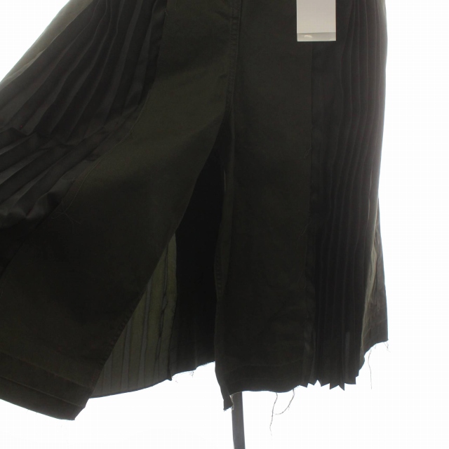 サカイ sacai 22SS デニムミックスプリーツ切替スカート ロング 22  