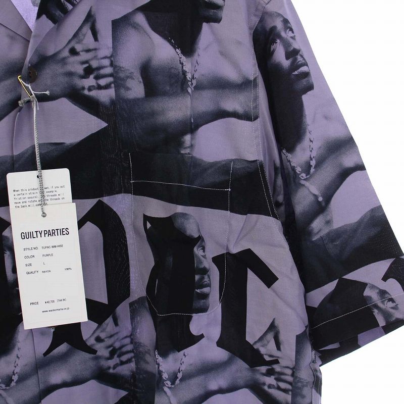 未使用品 ワコマリア WACKO MARIA 2PAC S/S HAWAIIAN SHIRT(TYPE-2 