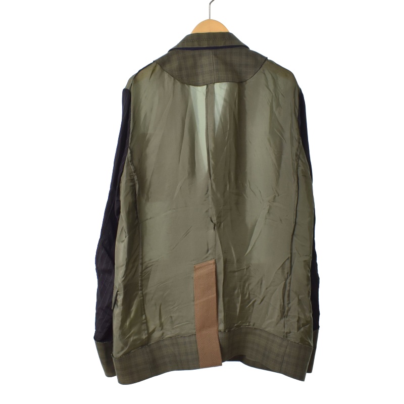 サカイ sacai サカイ sacai 20SS グレンチェック ドッキング  