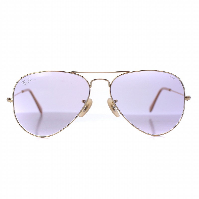 未使用品 レイバン RAY BAN AVIATOR アビエーター 調光サングラス 眼鏡  