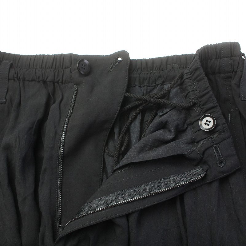BLACK Scandal yohji yamamoto【M】サルエルパンツ 黒