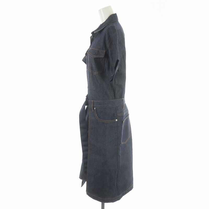 サカイ sacai アーペーセー A.P.C. ワンピース ひざ丈 半袖 デニム