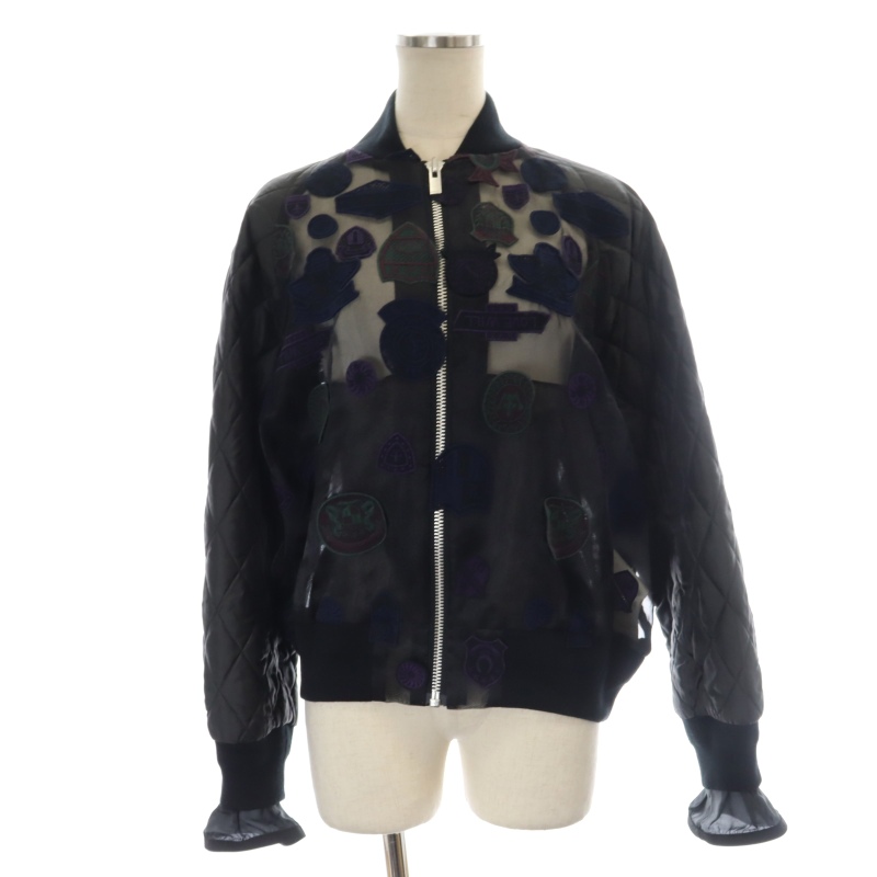 sacai   ワッペン　ブルゾン　上着 sacai ワッペンブルゾン上着