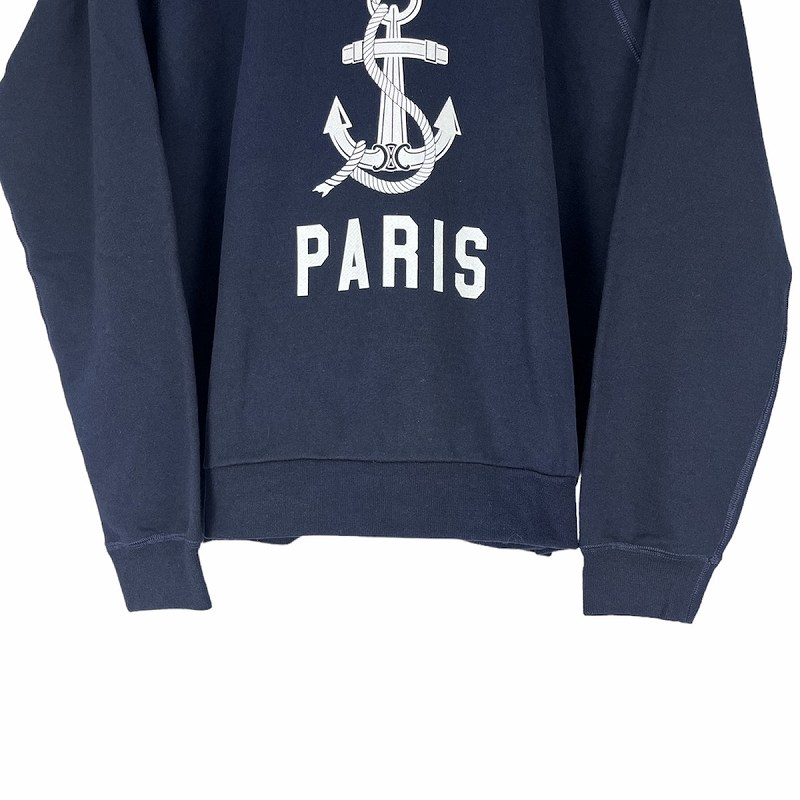 未使用品 セリーヌ CELINE アンカー プリント スウェット ANCHOR 