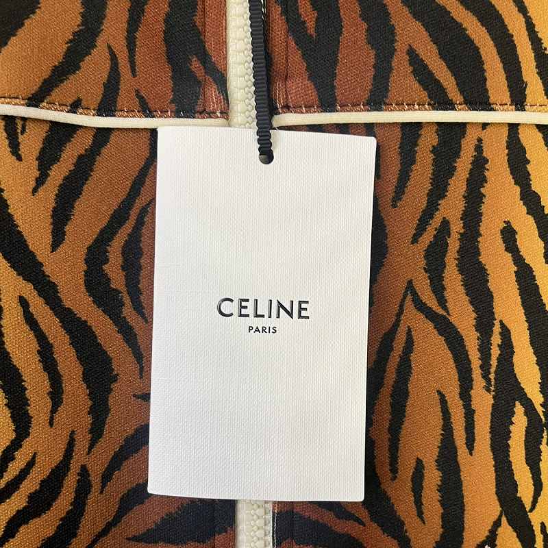 未使用品 セリーヌ CELINE タイガー ジップアップ トラック