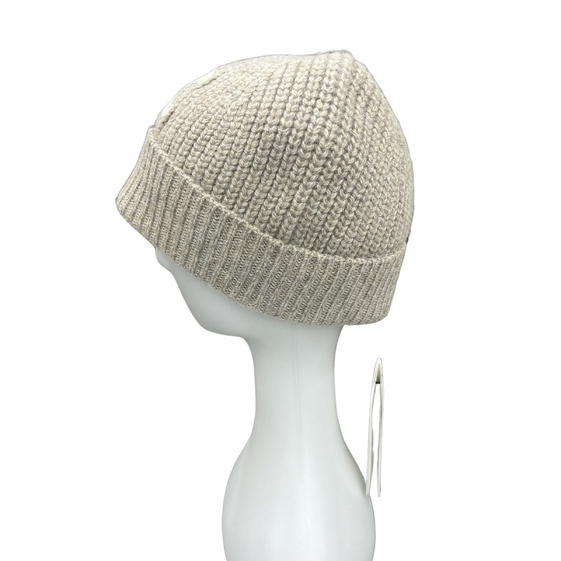 新品未使用】CELINE セリーヌ ニット帽 ベージュ