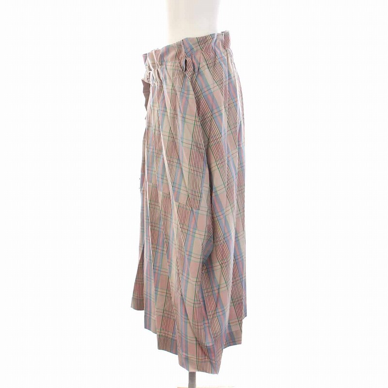 ISSEI MIYAKE me スカート ピンク チェック