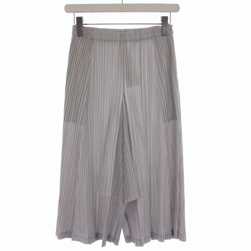 ISSEYMIYAKE／日本製／プリーツプリーズ／サルエルパンツ／イッセイミヤケ