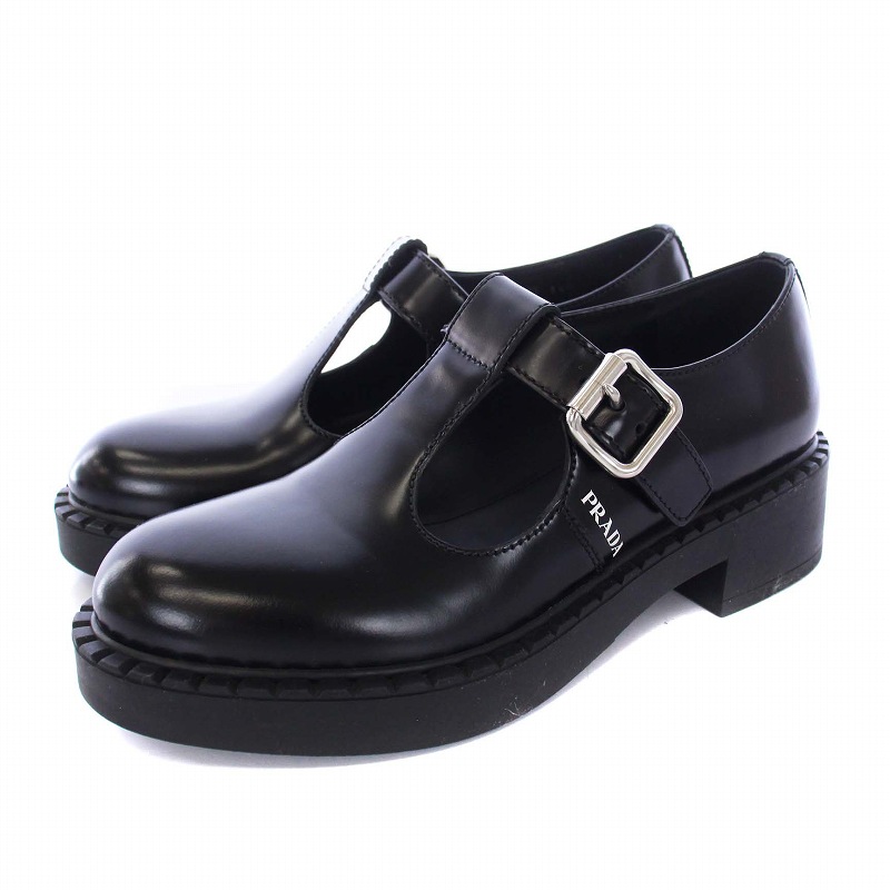 プラダ PRADA Mary Jane T-strap shoes メリージェーン Tストラップ 