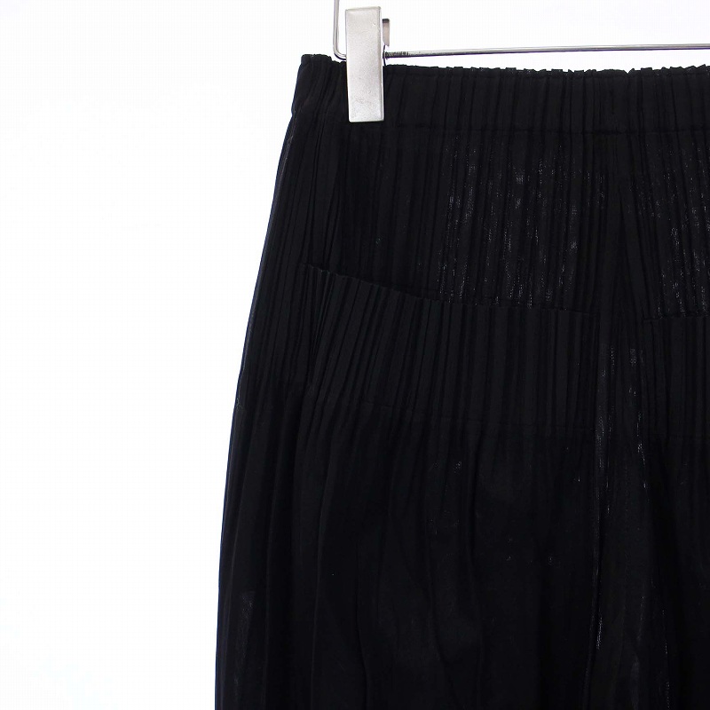 プリーツプリーズ THICKER BOTTOMS2 BLACK THICKER BOTTOMS 2