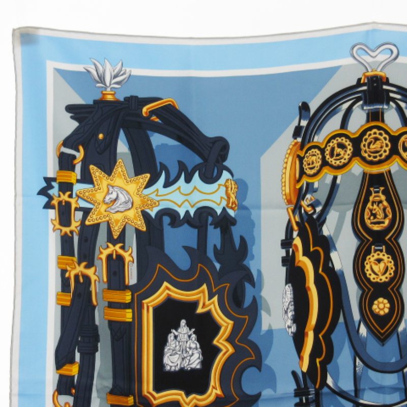エルメス HERMES カレ90 BRIDES ET DESTIN スカーフ シルク エルメス HERMES カレ90 BRIDES ET DESTIN スカーフ シルク