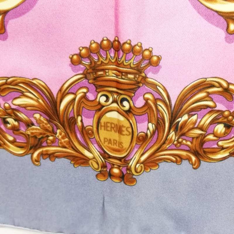 エルメス HERMES カレ90 Carrosses d'Or 金の馬車 大判 スカーフ