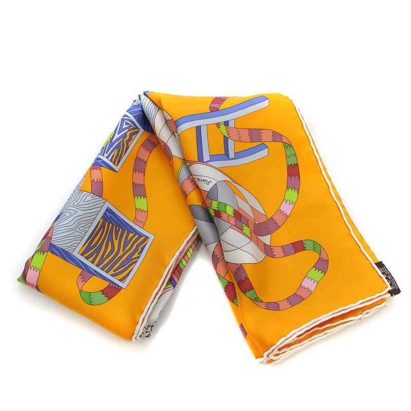 エルメス HERMES カレ90 カレジェアン Point D'orgue フェルマータ