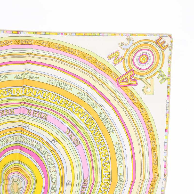 エルメス HERMES カレ40 FRANCE PARIS FBG 24 スカーフ シルク100