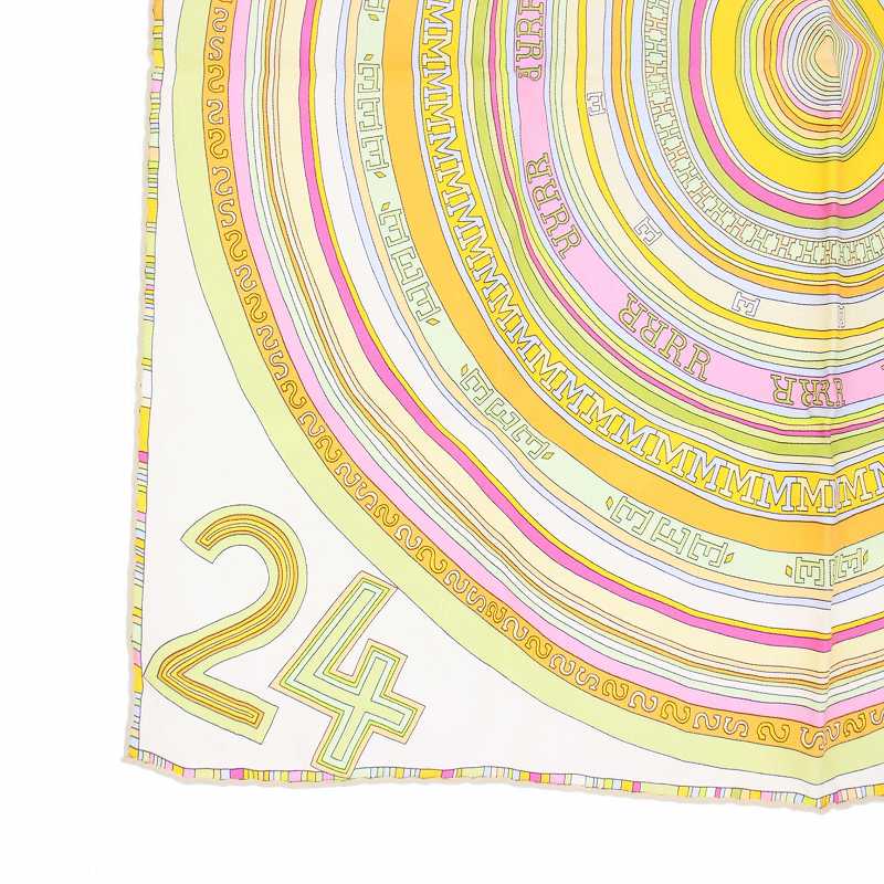 エルメス HERMES カレ40 FRANCE PARIS FBG 24 スカーフ シルク100