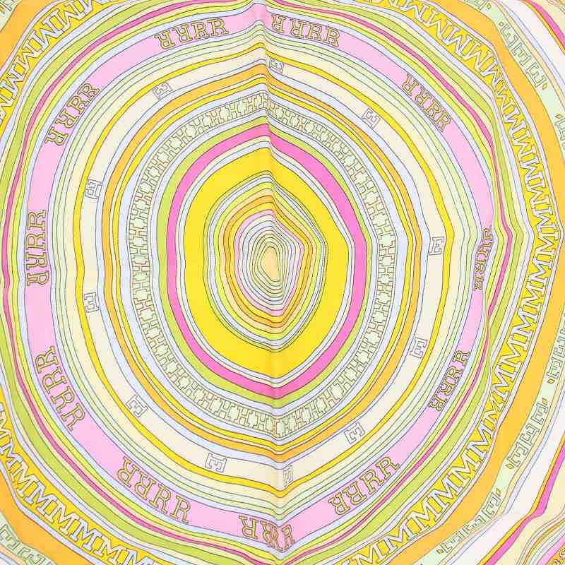 エルメス HERMES カレ40 FRANCE PARIS FBG 24 スカーフ シルク100  