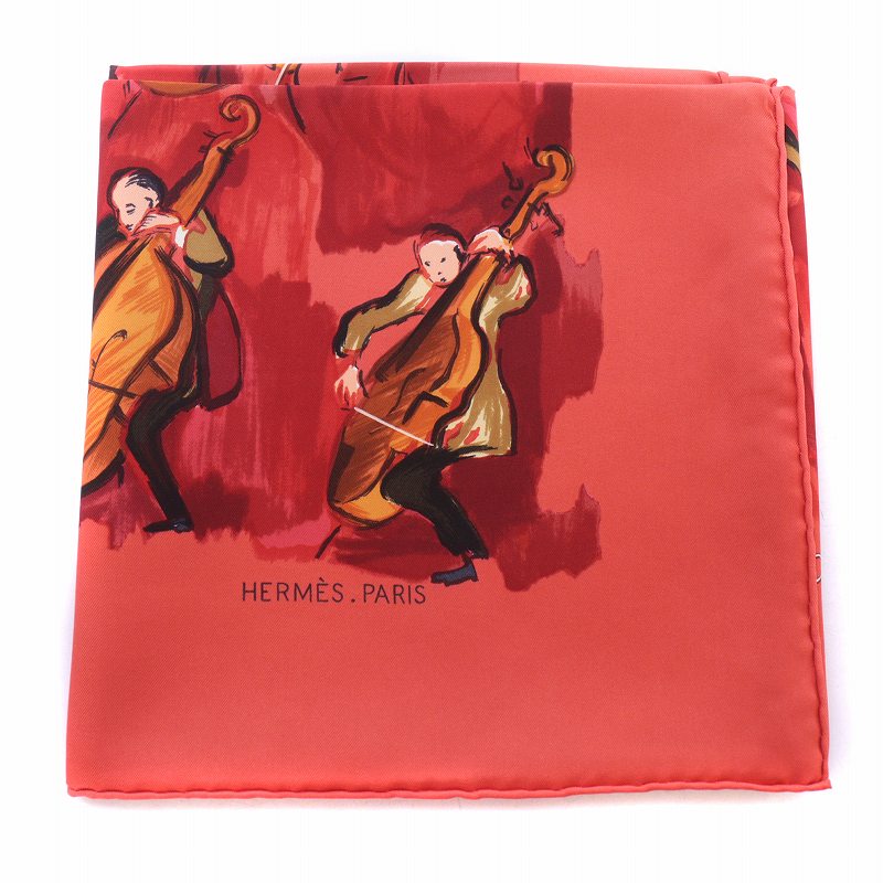 エルメス HERMES カレ 90 スカーフ 大判 CONCERTO コンチェルト 協奏曲 