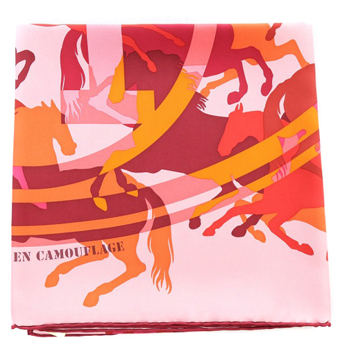 エルメス EX-Libris カモフラージュ シルクスカーフ 未使用☆エルメス カレ90 EX LIBRIS EN CAMOUFLAGE エクス