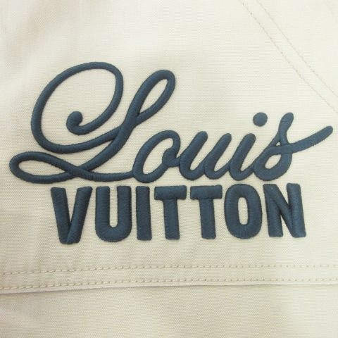 ルイヴィトン LOUIS VUITTON 美品 22SS ロゴ刺繍 ジャケット ブルゾン 