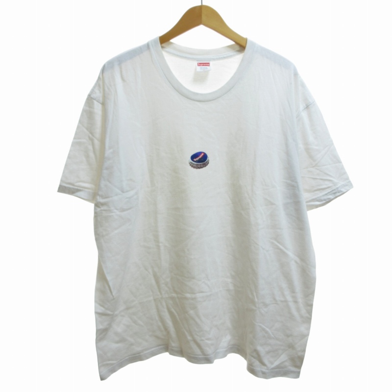 シュプリーム SUPREME 18AW ボトルキャップTEE プリントTシャツ 