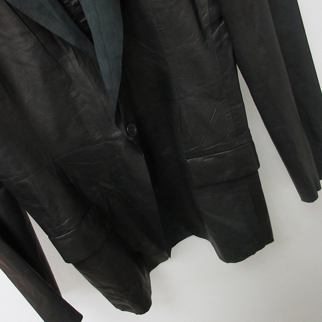 リックオウエンス レザージャケット カンガルー （RICK OWENS
