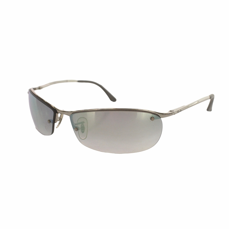 レイバン RAY BAN サングラス ハーフリム ミラーレンズ メタルフレーム 