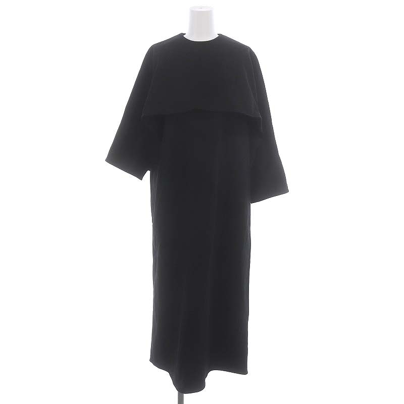 JIL SANDER 黒 ロングワンピース 長袖