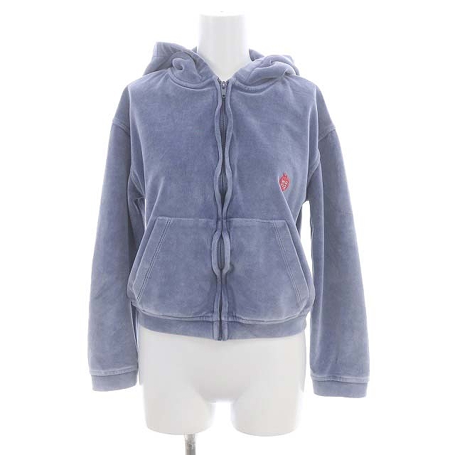 アレキサンダーワン ALEXANDER WANG ジップアップ ベロアパーカー  