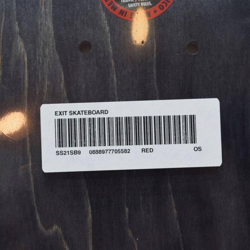 21SS Supreme EXIT skateboard deck 未使用 Supreme Exit Skateboard Deck Black - SS21 - US
