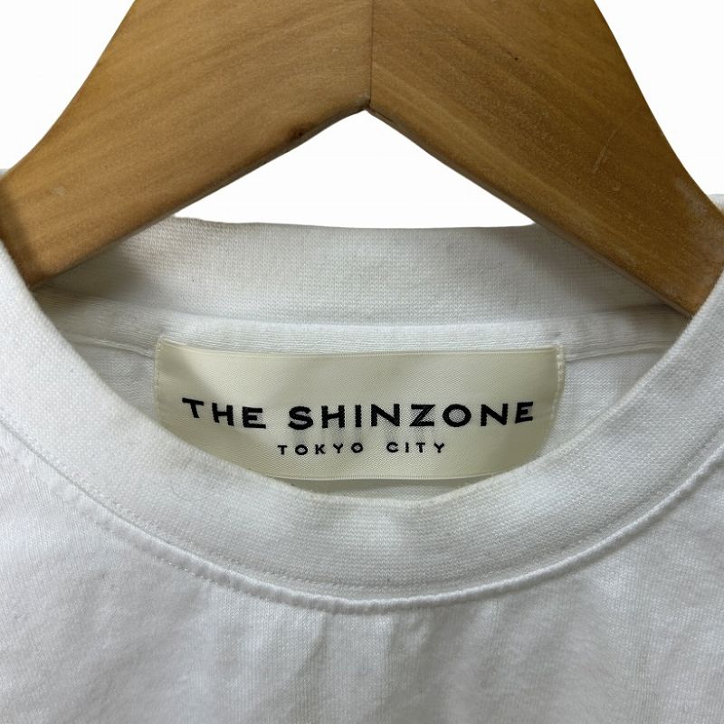 THE SHINZONE 長袖Tシャツ ホワイト 新品タグ付き THE SHINZONE tシャツ SHINZONE/シンゾーン ジェネラルロング