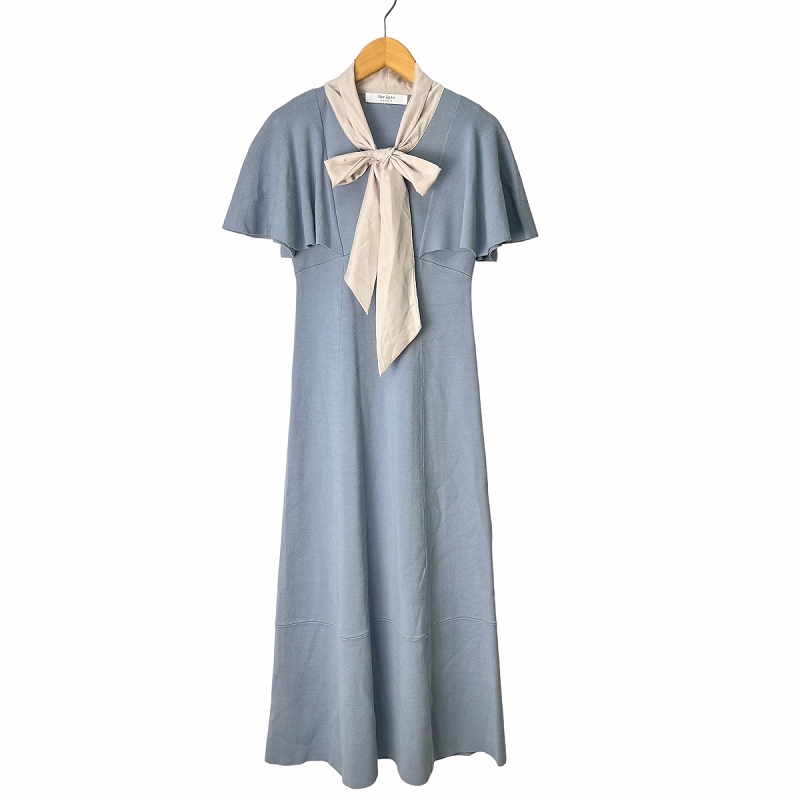 ハーリップトゥ Her lip to Butterfly Sleeve Knit Dress バタフライ 