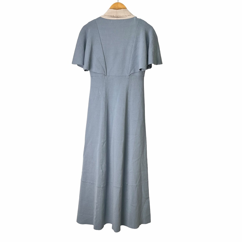 新品タグ付Marylebone 討つ Long Dress sepia blue